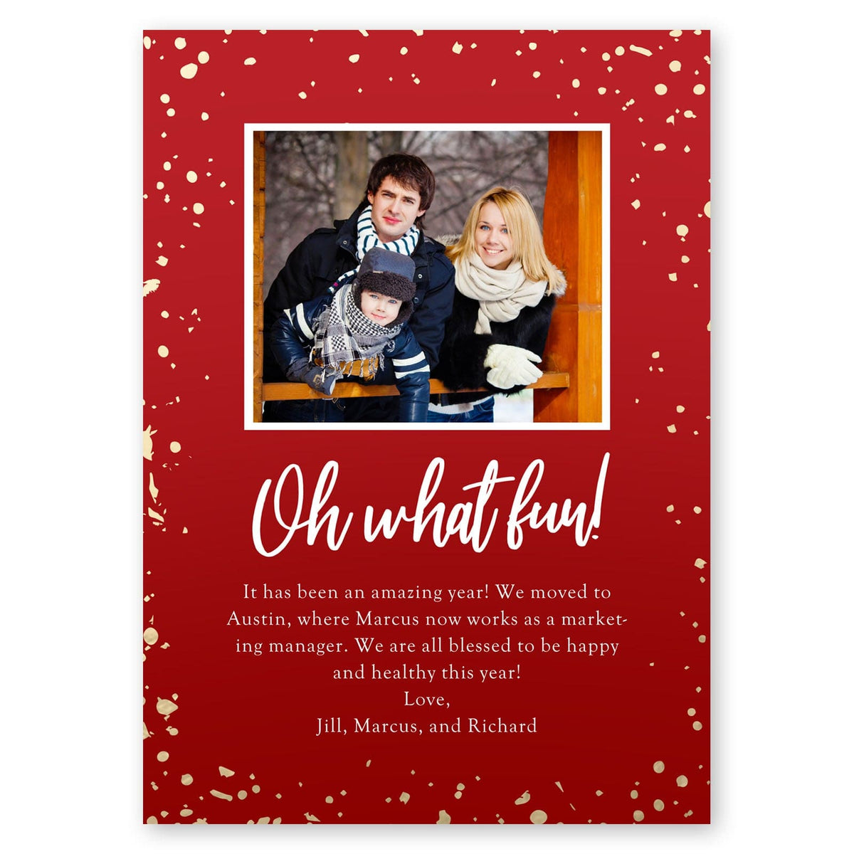 Family Holiday Card Gartner Studios Christmas Card