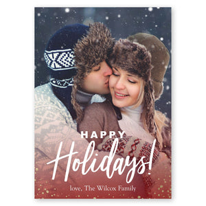 Family Holiday Card Red Gartner Studios Christmas Card 95462