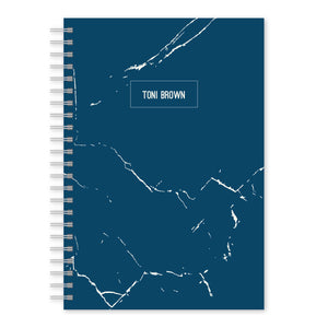 Faux Marble Custom Notebook Navy Gartner Studios Notebooks 97521
