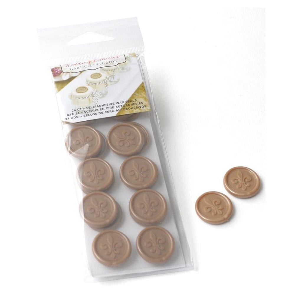 Customizable Hydrangea Self-adhesive Wax Seals, Set of 5 Wax Seals by MC  silverlinings