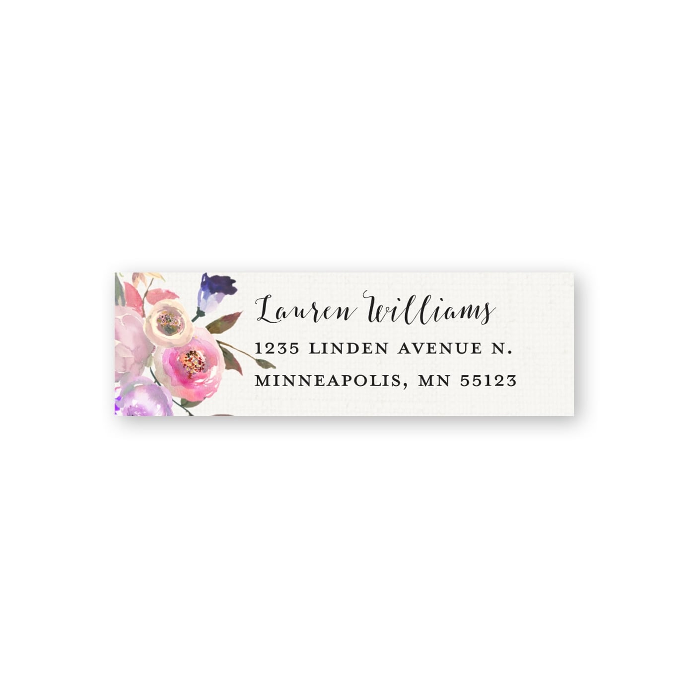Floral Bouquet Custom Address Labels White Gartner Studios Address Labels 97481