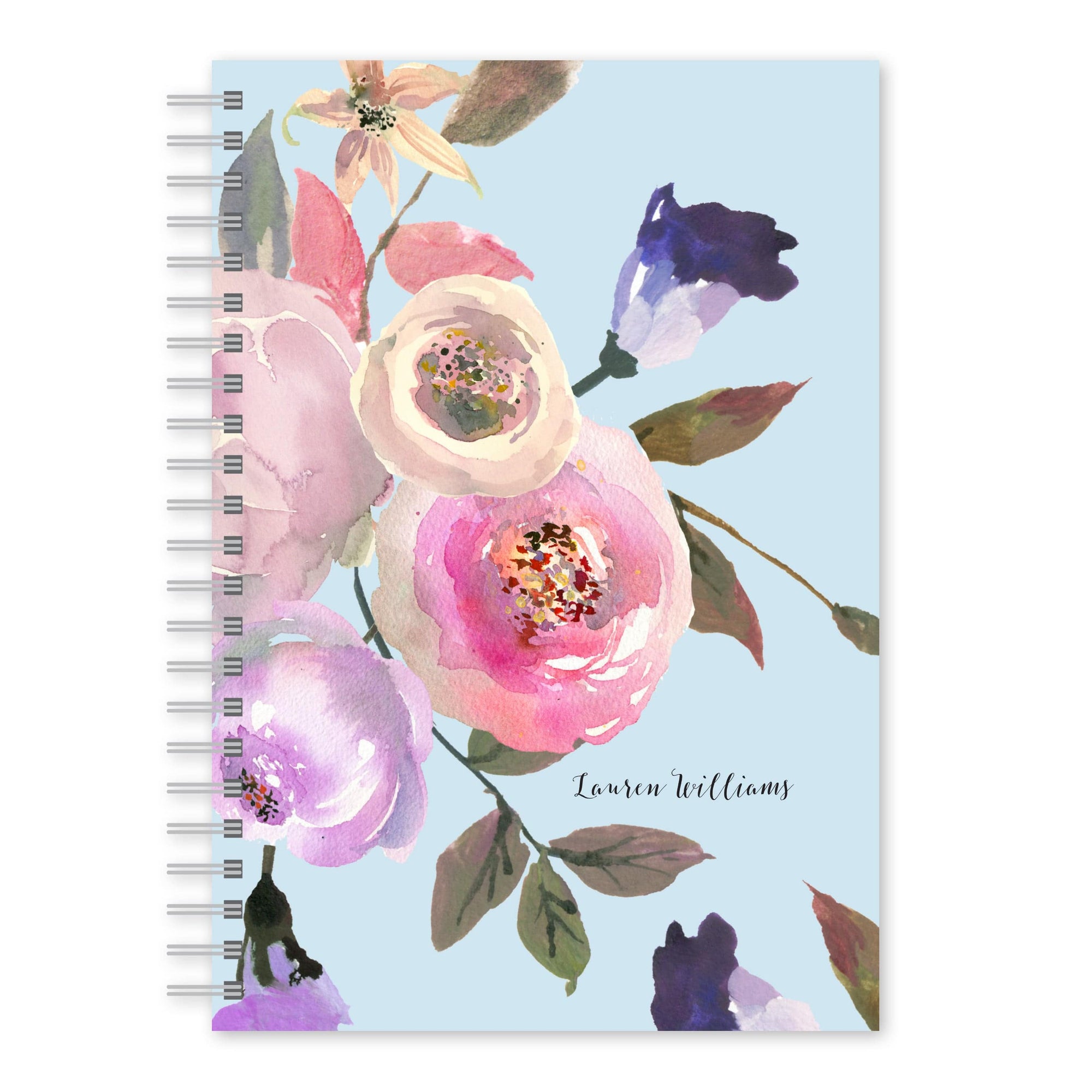 Floral Bouquet Custom Notebook Baby Blue Gartner Studios Notebooks 97519