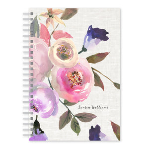 Floral Bouquet Custom Notebook Khaki Gartner Studios Notebooks 97519