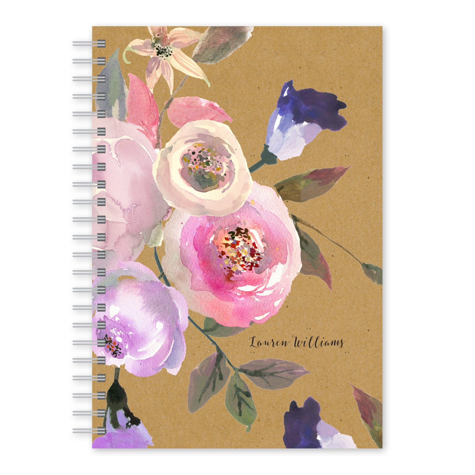 Floral Bouquet Custom Notebook Kraft Gartner Studios Notebooks 97519
