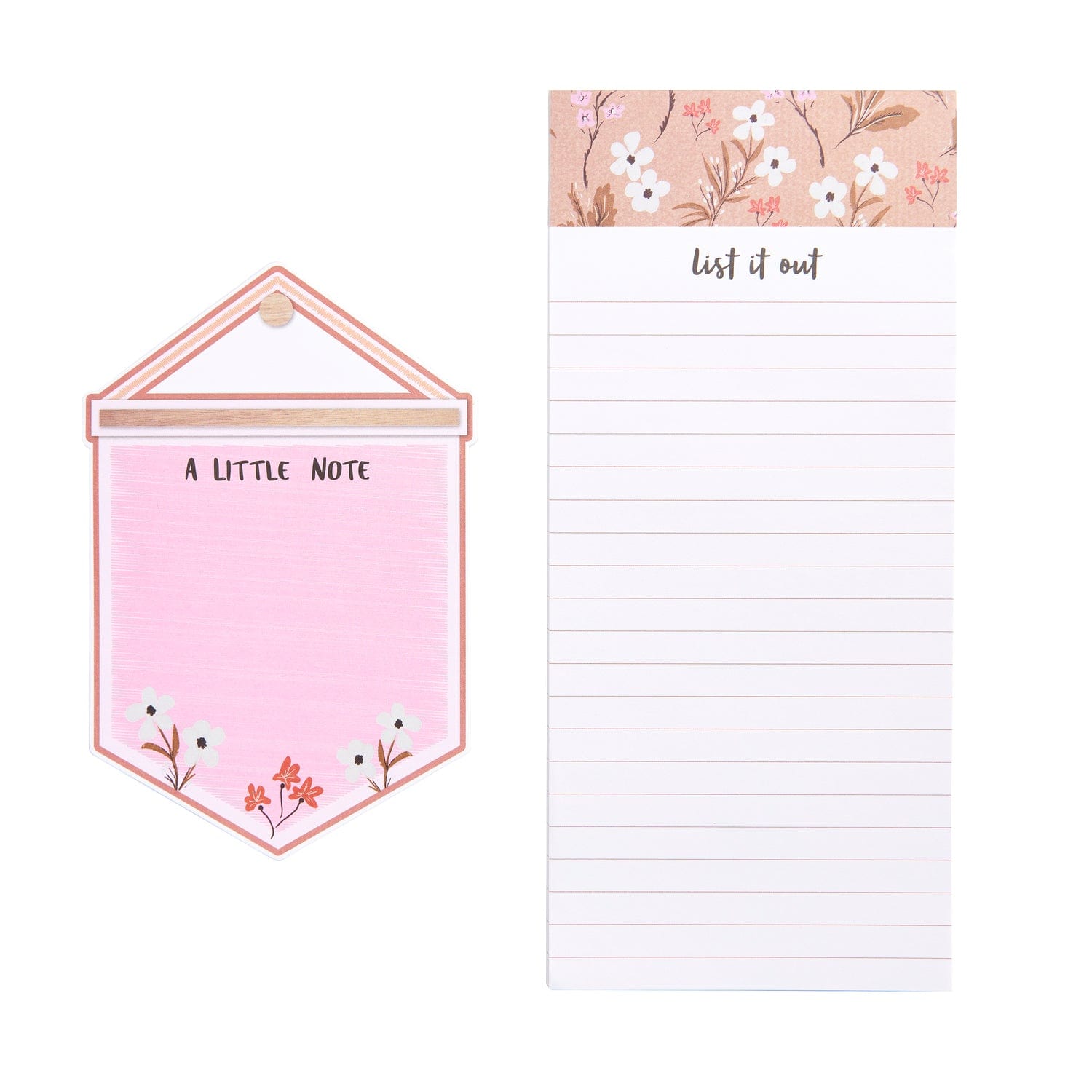 Floral List it Out - List Pad George Stanley Notebooks