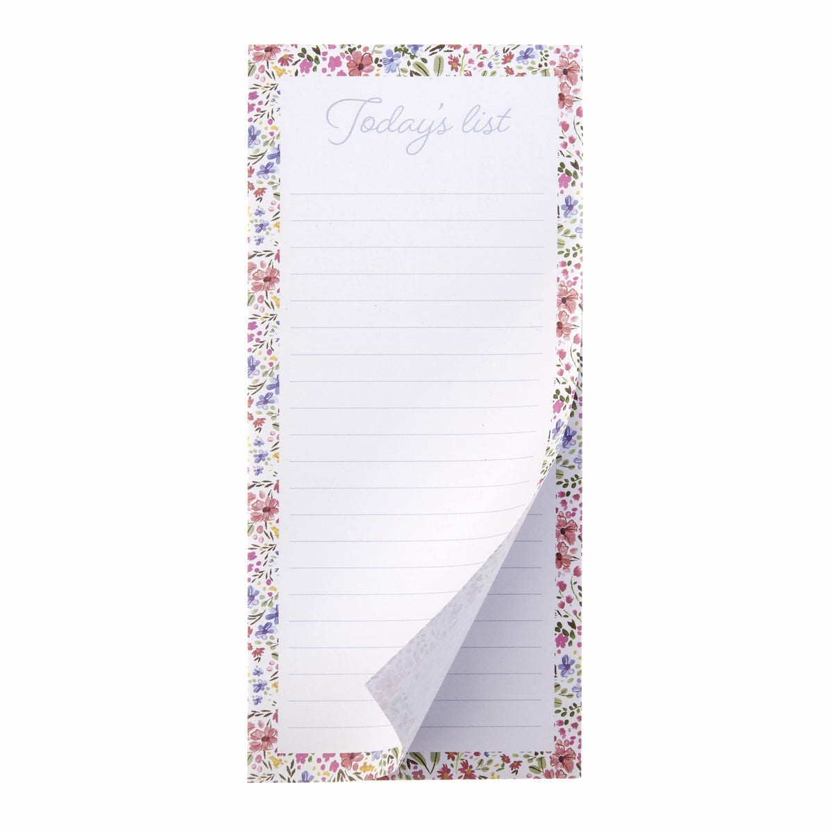 Floral Today&#39;s List Magnetic Notepad Gartner Studios Notepads 94533
