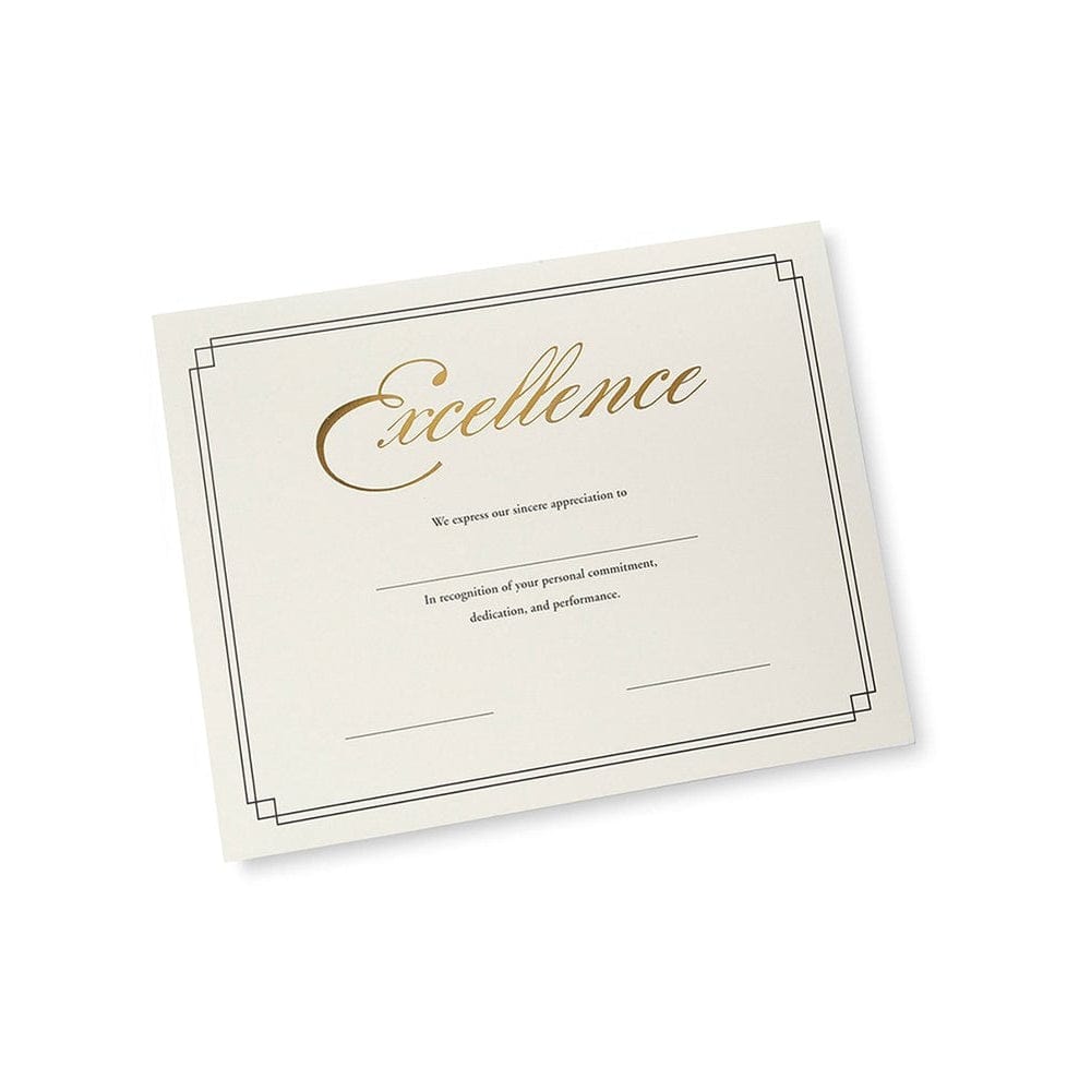 Foil Certificate Paper - Gold Foil Excellence Gartner Studios Certificate Paper 60895