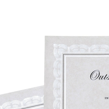Foil Certificate Paper - Silver Gartner Studios Certificate Paper 74938
