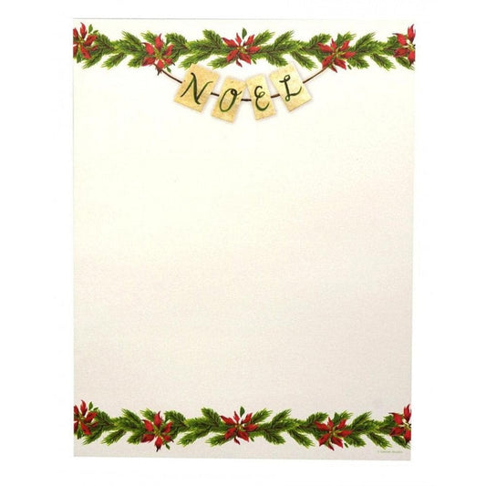 Garland Noel Stationery Paper - 80 Count Gartner Studios Stationery Paper 22644