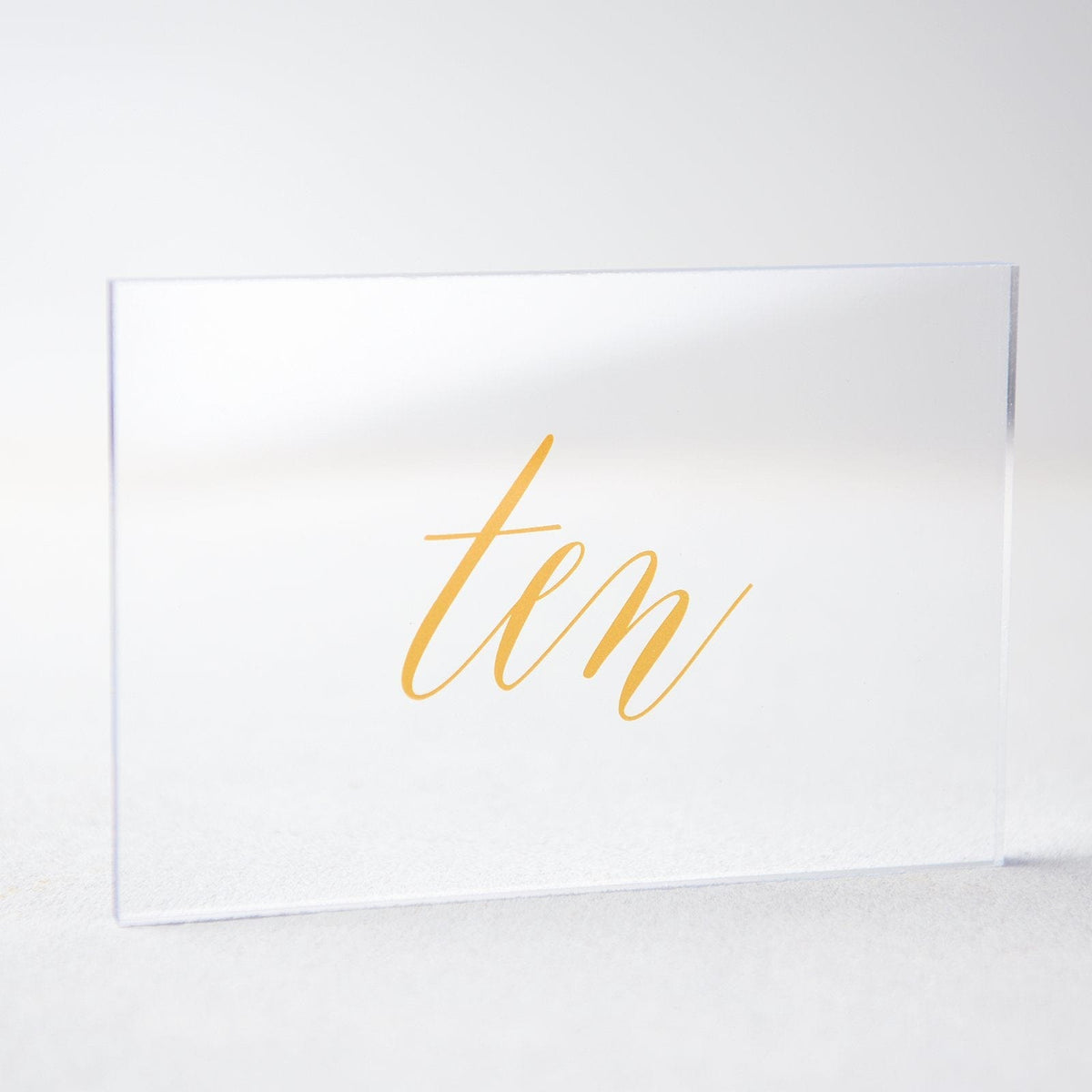 Gold Acrylic Table Numbers Number 10 Gartner Studios Table Numbers 43292