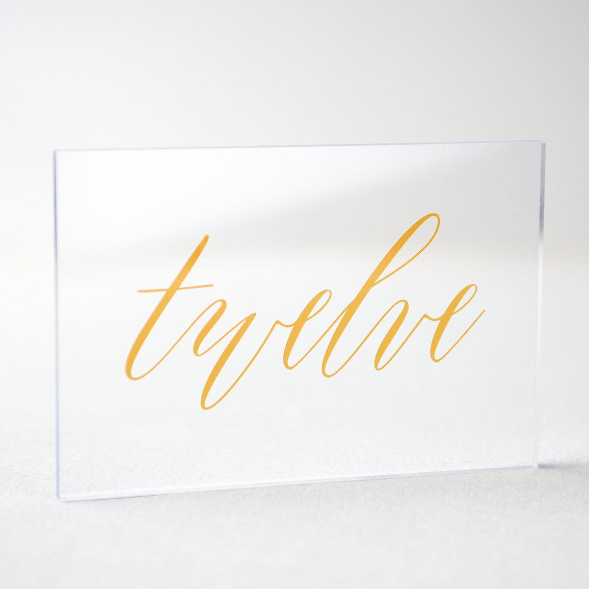 Gold Acrylic Table Numbers Number 12 Gartner Studios Table Numbers 43294