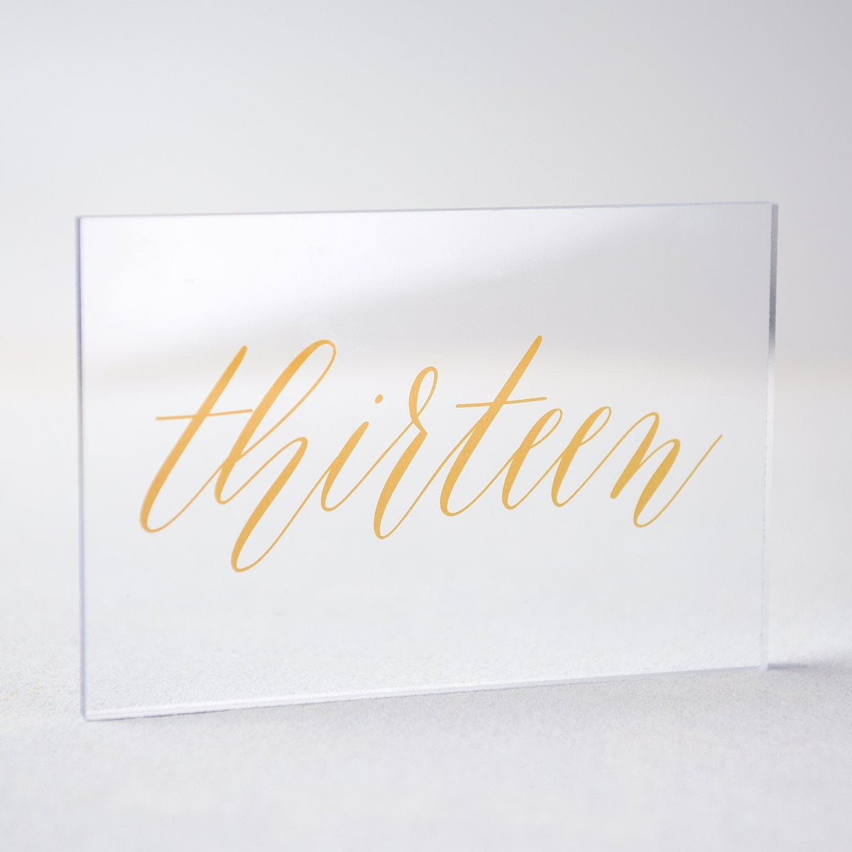 Gold Acrylic Table Numbers Number 13 Gartner Studios Table Numbers 43295
