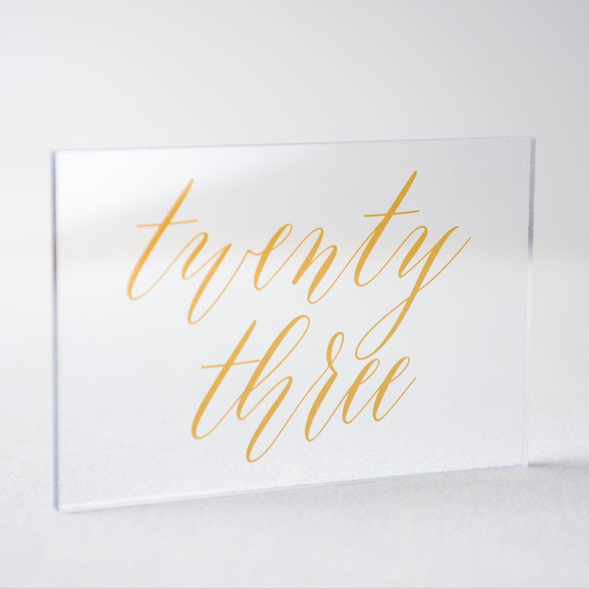 Gold Acrylic Table Numbers Number 23 Gartner Studios Table Numbers 43305