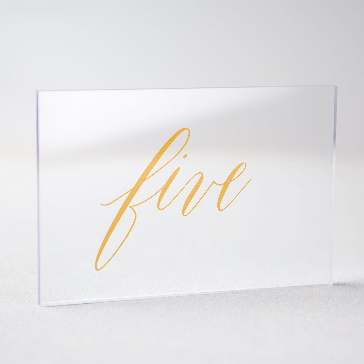 Gold Acrylic Table Numbers Number 5 Gartner Studios Table Numbers 43287