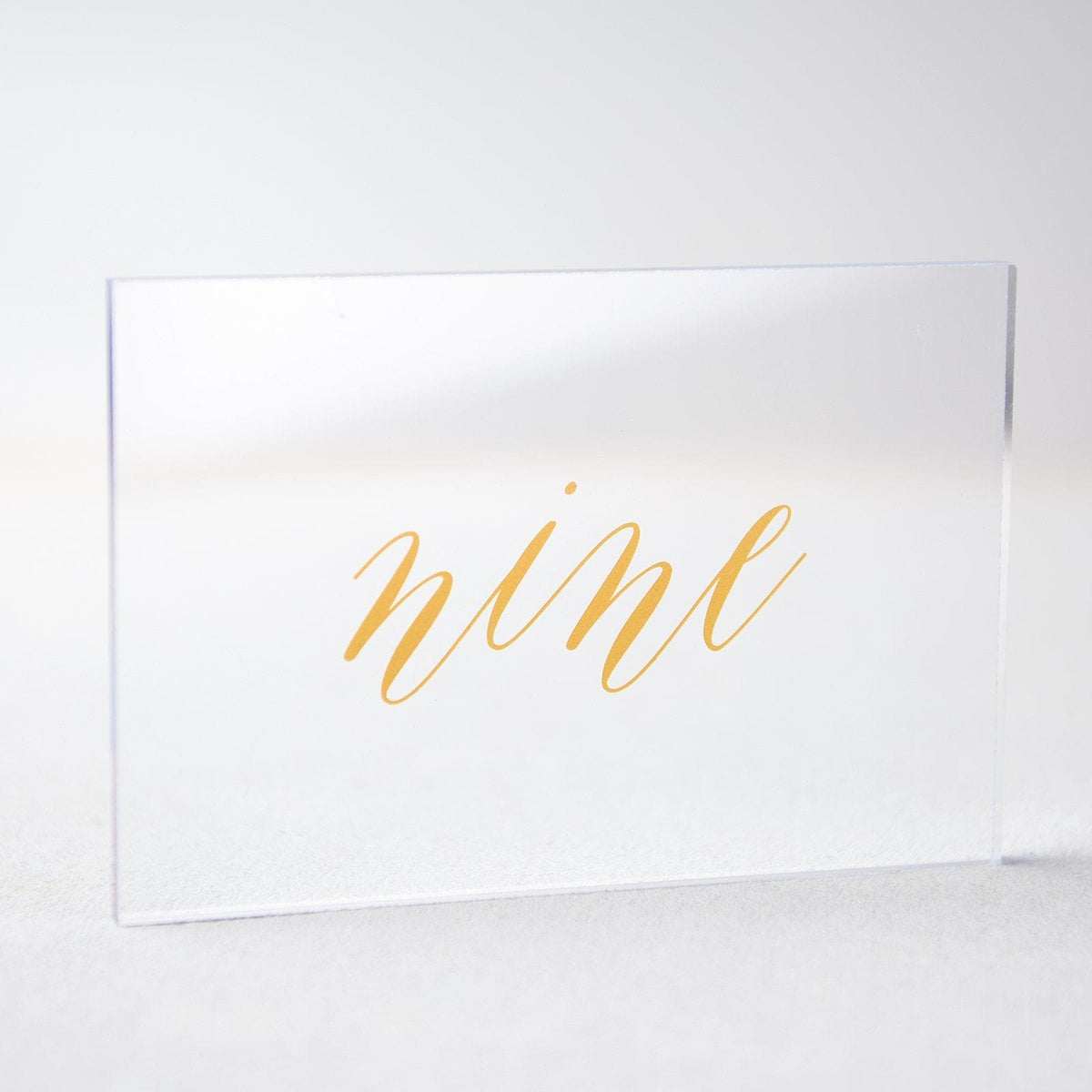 Gold Acrylic Table Numbers Number 9 Gartner Studios Table Numbers 43291