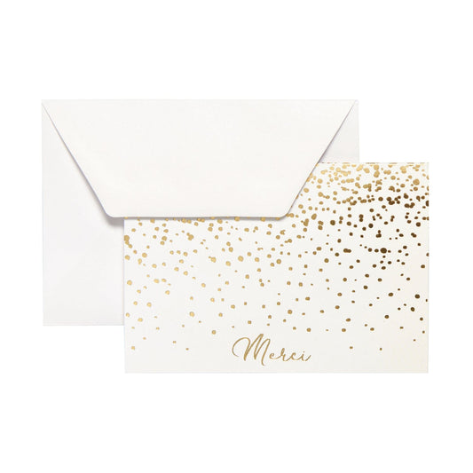 Gold Dot Merci Cards - Set of 50 Gartner Studios Cards - Thank You 94932