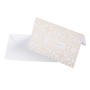 Gold Floral Thank You Cards  - 20 Count Gartner Studios Note Cards 94140