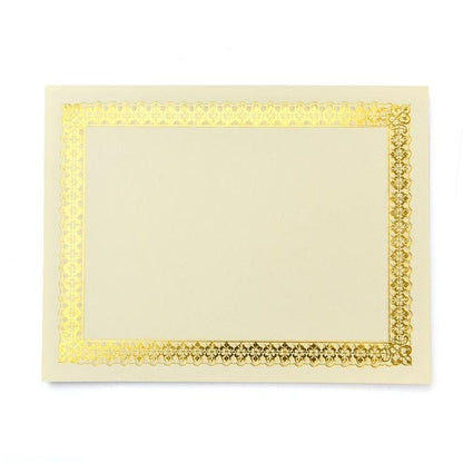 Gold Foil Certificate Paper - 15 Count Gartner Studios Certificate Paper 36004-S