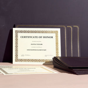 Gold Foil Certificate Paper - 15 Count Gartner Studios Certificate Paper 36004-S