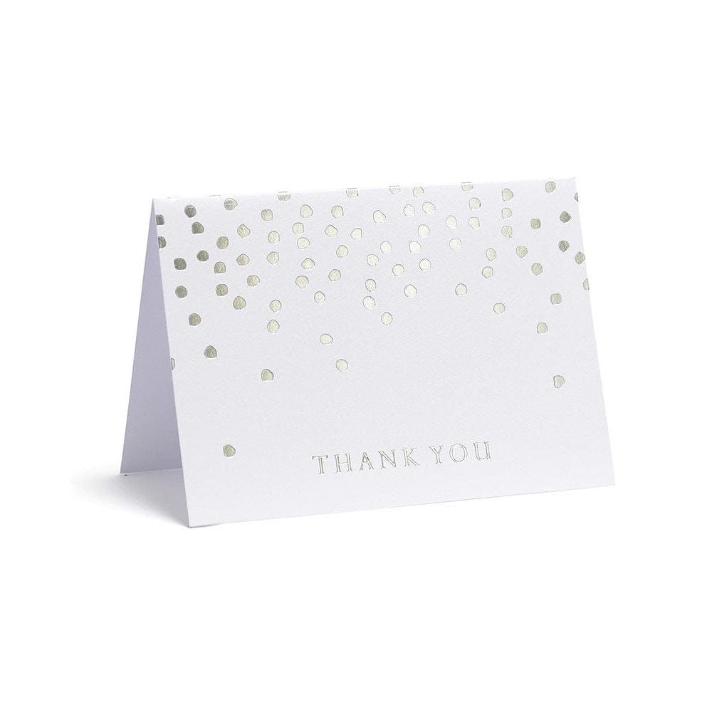 Gold Foil Dot Thank You Cards - 50 Count Gartner Studios Cards - Thank You 13745