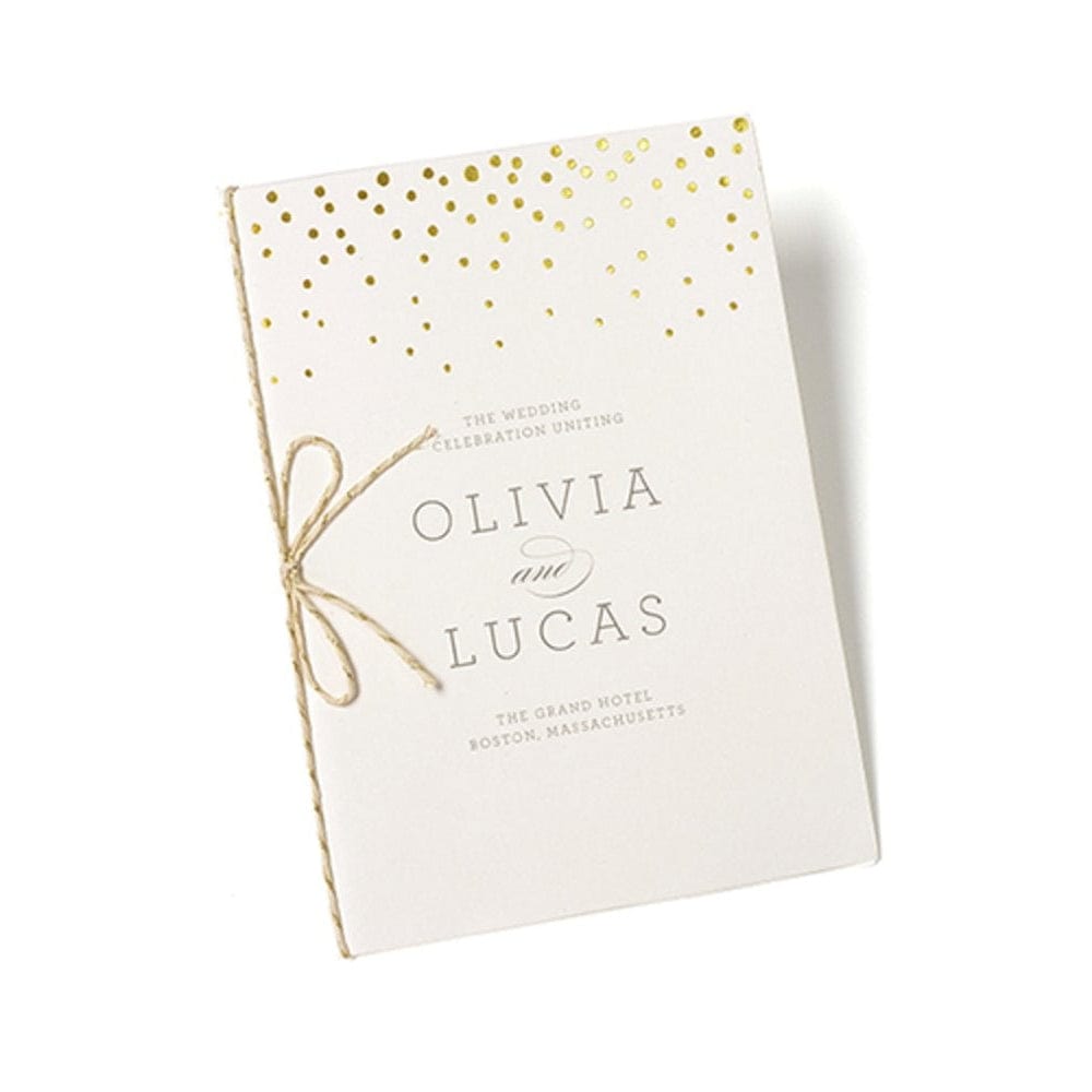 Gold Foil Dots Print At Home Program Gartner Studios Program Paper 13746