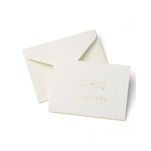 Gold Foil Heart & Arrow Thank You Cards Gartner Studios Cards - Thank You 17958