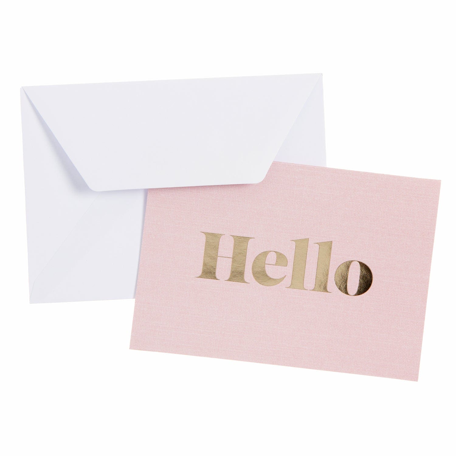 Gold Foil Hello Note Cards - 15 Count Roobee Note Cards 53669