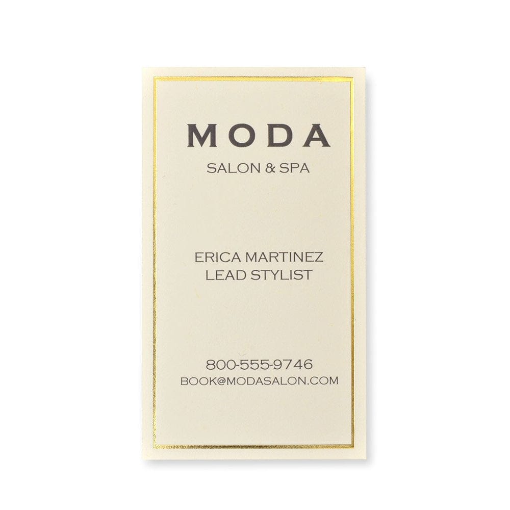 Gold Foil Printable Business Cards Gartner Studios Business Cards 65532