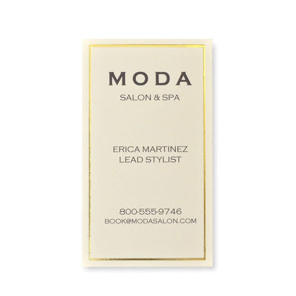 Gold Foil Printable Business Cards Gartner Studios Business Cards 65532