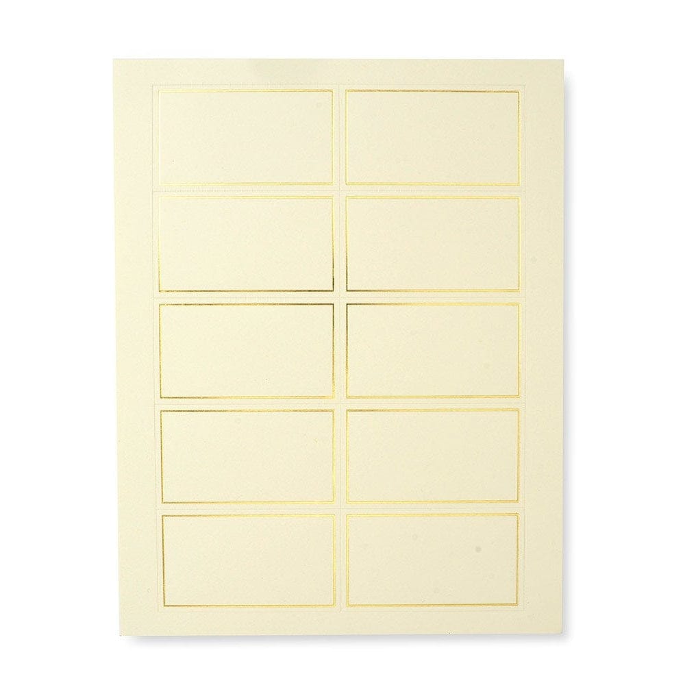 Gold Foil Printable Business Cards | Gartner Studios