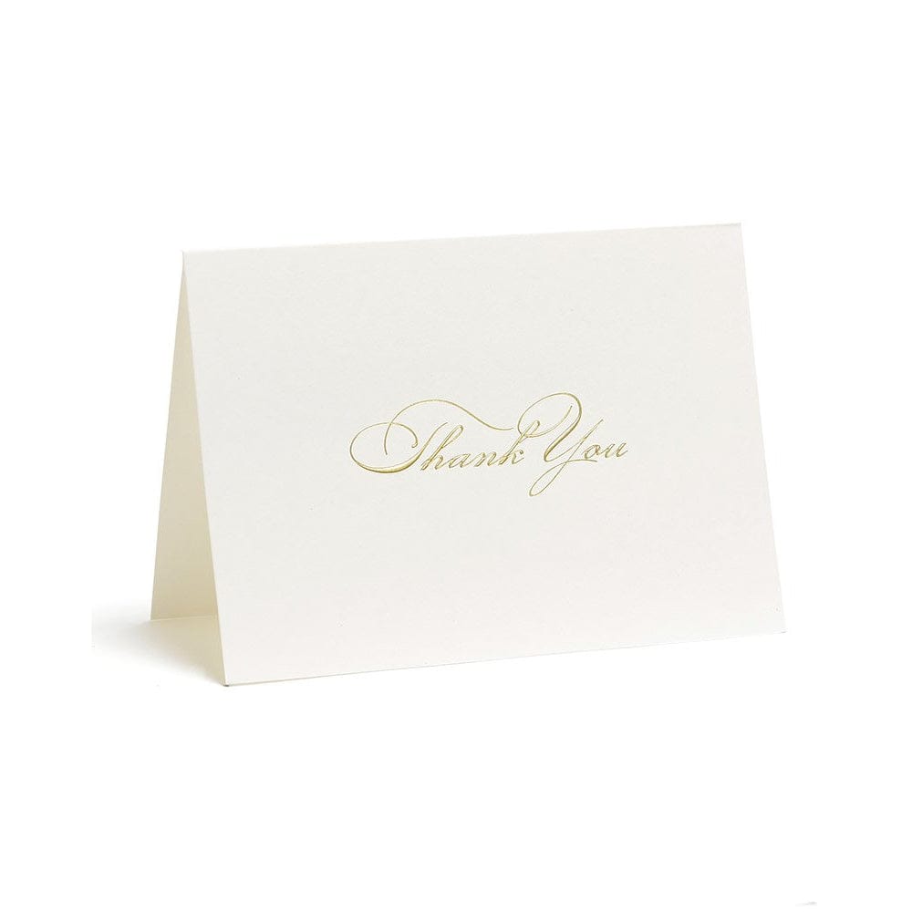 Gold Foil Script Thank You Cards Gartner Studios Cards - Thank You 86195