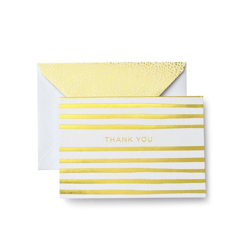 Gold Foil Stripe Note Cards Gartner Studios Note Cards 13096