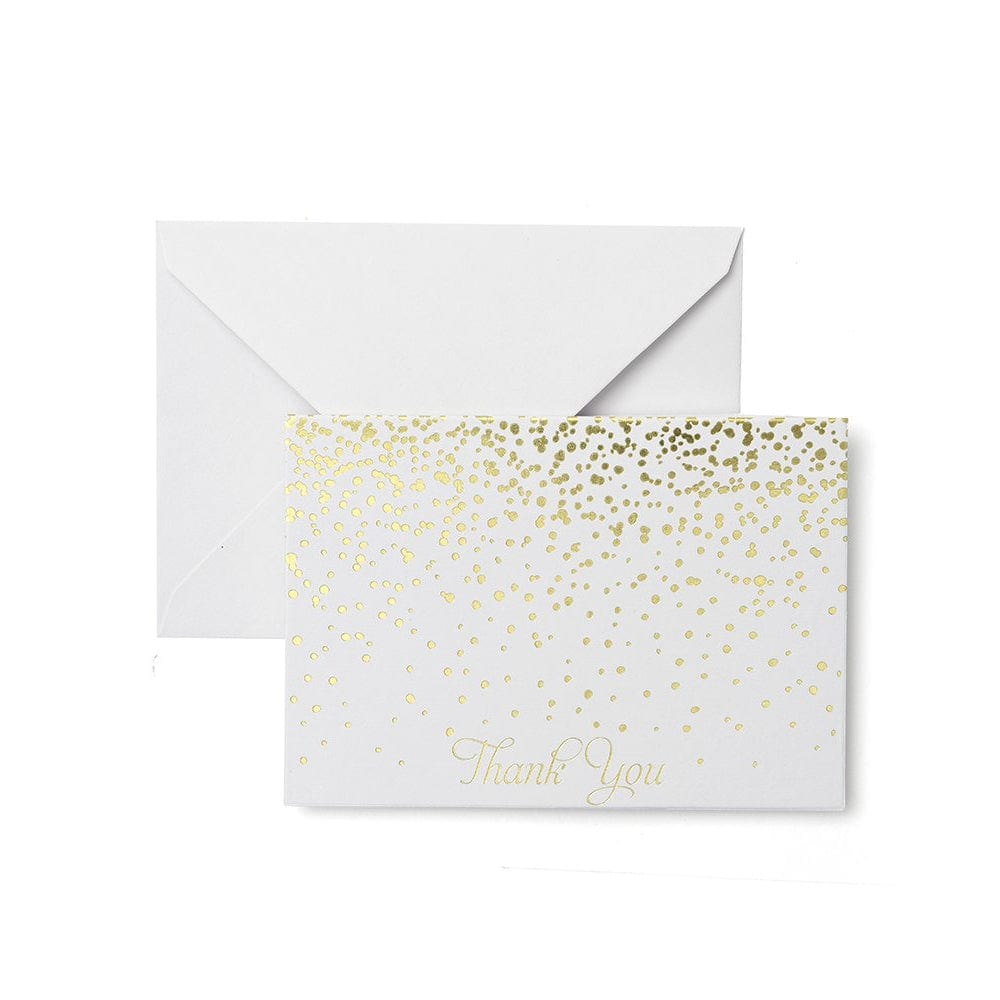 Gold Foil Thank You Cards With Dots Gartner Studios Cards - Thank You 33230