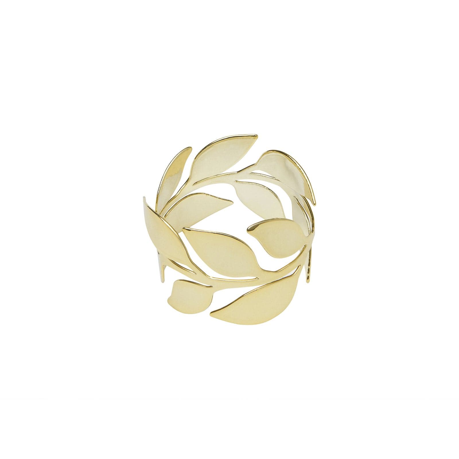 Gold Leaves Napkin Ring Single Gartner Studios Napkin Ring 45613