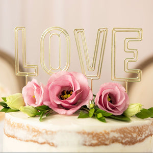 Gold Love Wedding Cake Topper Gartner Studios Cake Topper 37432