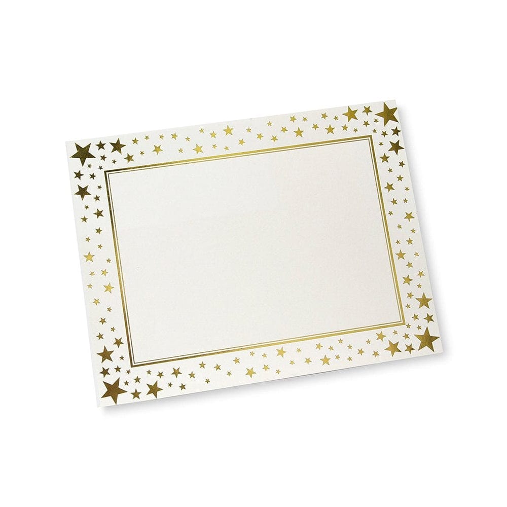Gold Stars Foil Certificate Paper Gartner Studios Certificate Paper 77746