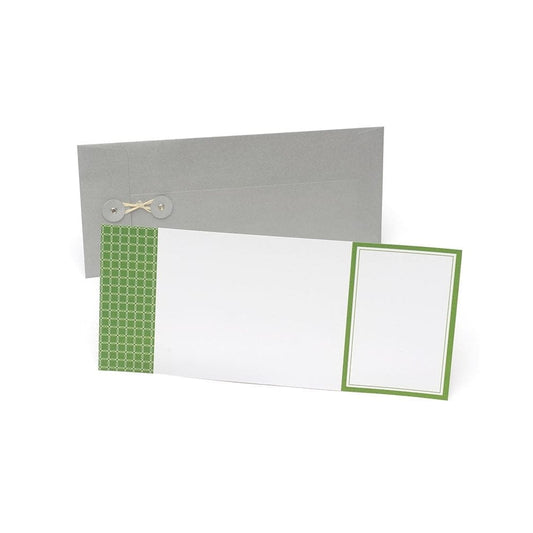 Green Octagons Invitations- 10 Ct Gartner Studios Invitations 42813