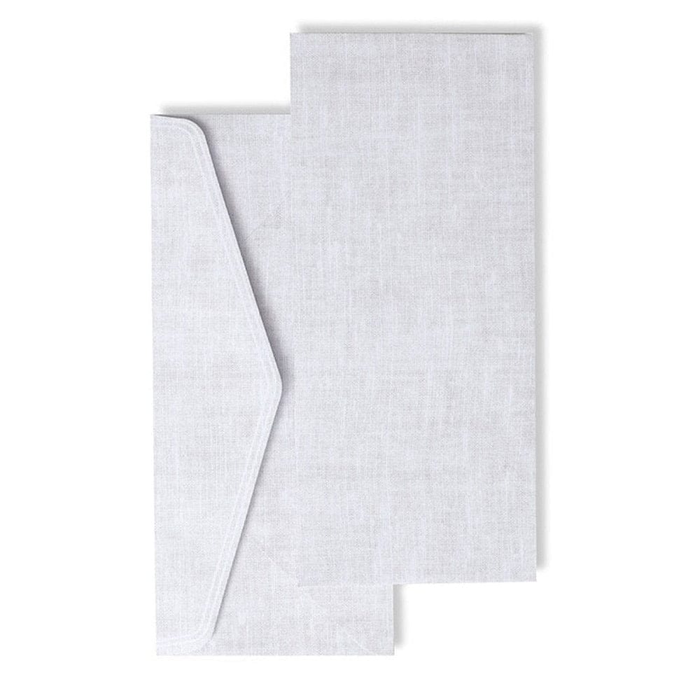 Grey Linen Print 10 Envelopes 20 Count Gartner Studios