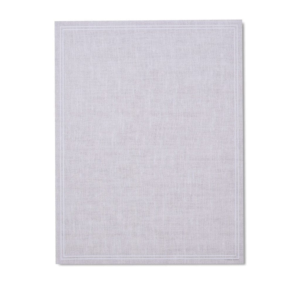 Grey Linen Print Stationery Paper - 20 Count Gartner Studios Stationery Paper 27511