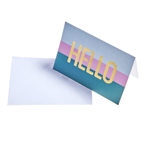 Hello Striped Notecards - 50 Count Gartner Studios Cards - Thank You 60241