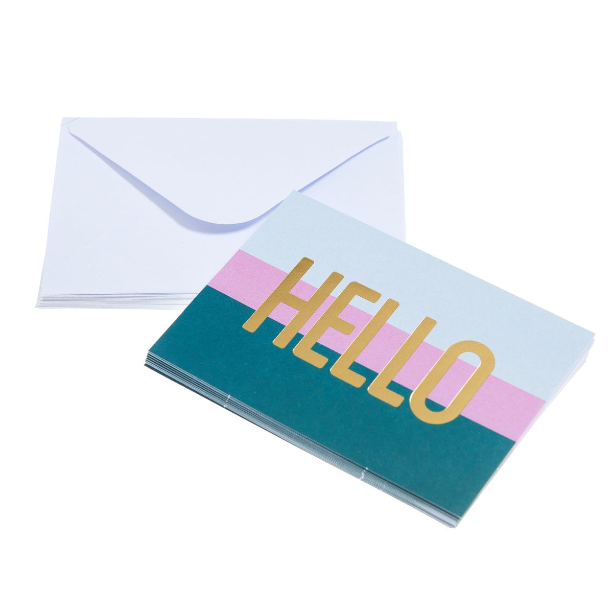 Hello Striped Notecards - 50 Count Gartner Studios Cards - Thank You 60241