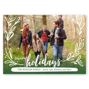 Holiday Flourish Holiday Card Emerald Gartner Studios Christmas Card 95463