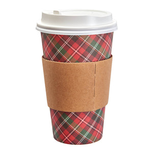 Hot Or Cold Red Plaid To-Go Cup With Lid Gartner Studios Drinkware 35830