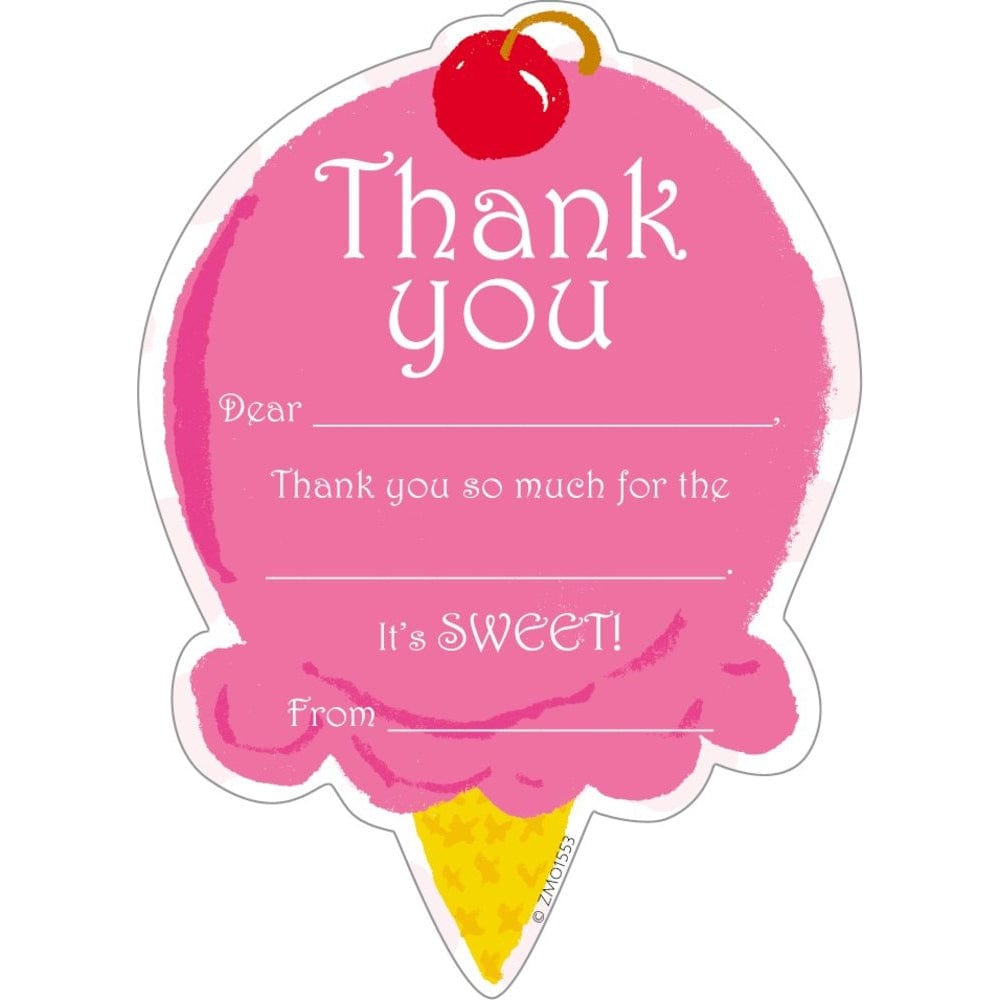 Ice Cream Cone Thank You Cards Gartner Studios Cards - Thank You ZM0155301
