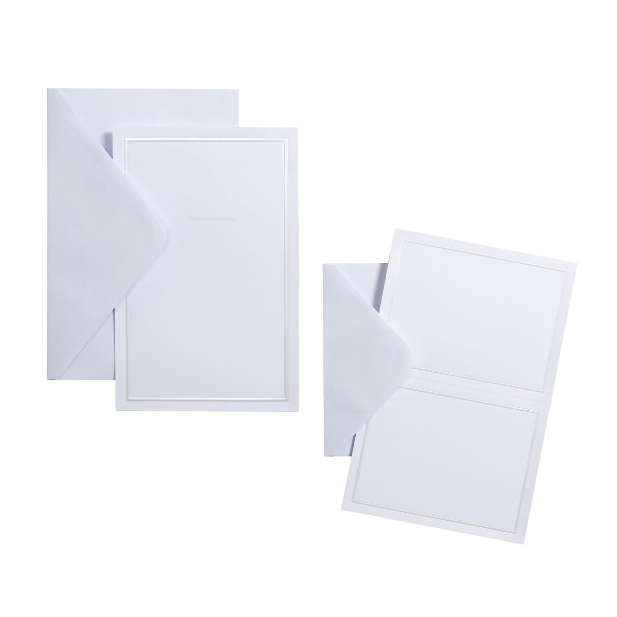 Ivory and Pearl Print At Home Invitations, Response Cards + All-Purpose Cards Kit Gartner Studios Invitations 97438