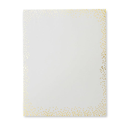 Ivory & Gold Dots Stationery Paper - 40 Count Gartner Studios Stationery Paper 10447