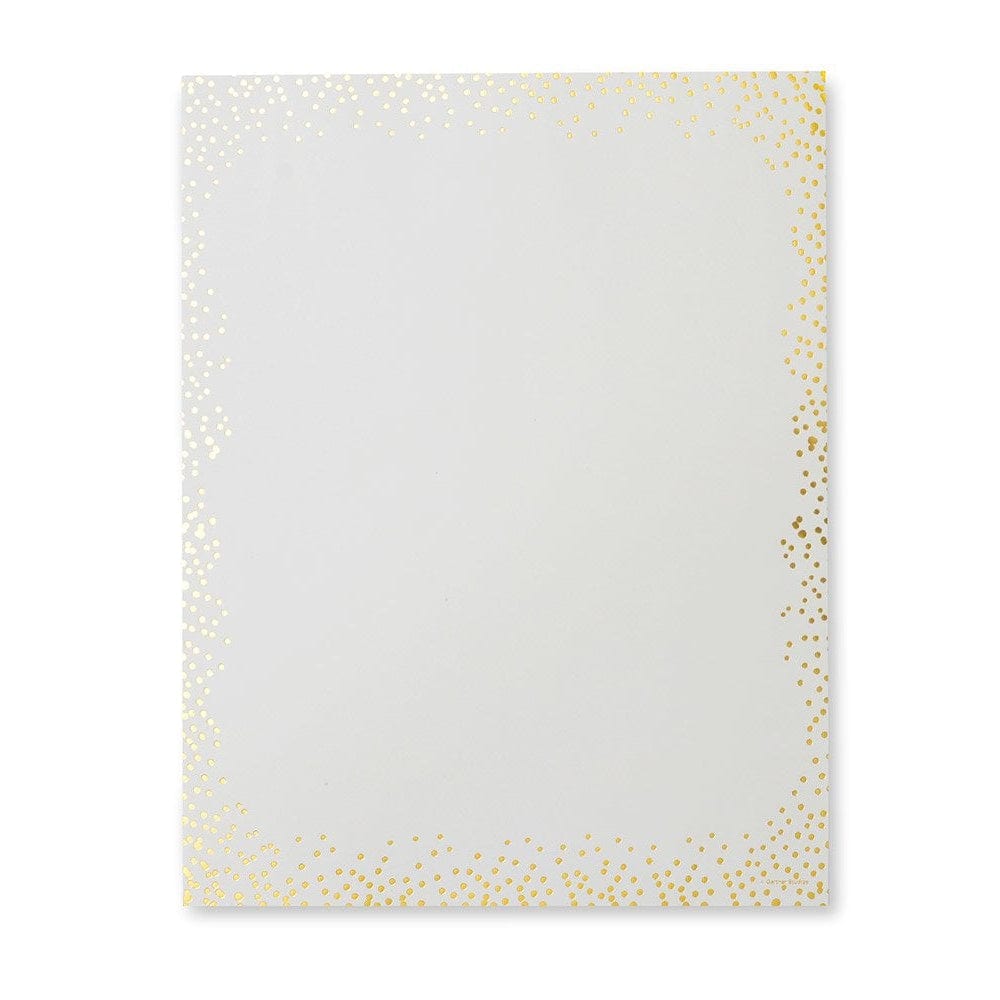 Ivory &amp; Gold Dots Stationery Paper - 40 Count Gartner Studios Stationery Paper 10447