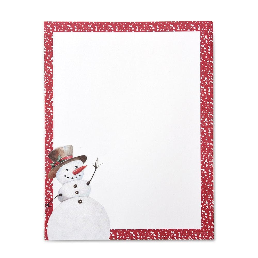 Jolly Snowman Stationery Paper - 80 Count Gartner Studios Stationery Paper 34229