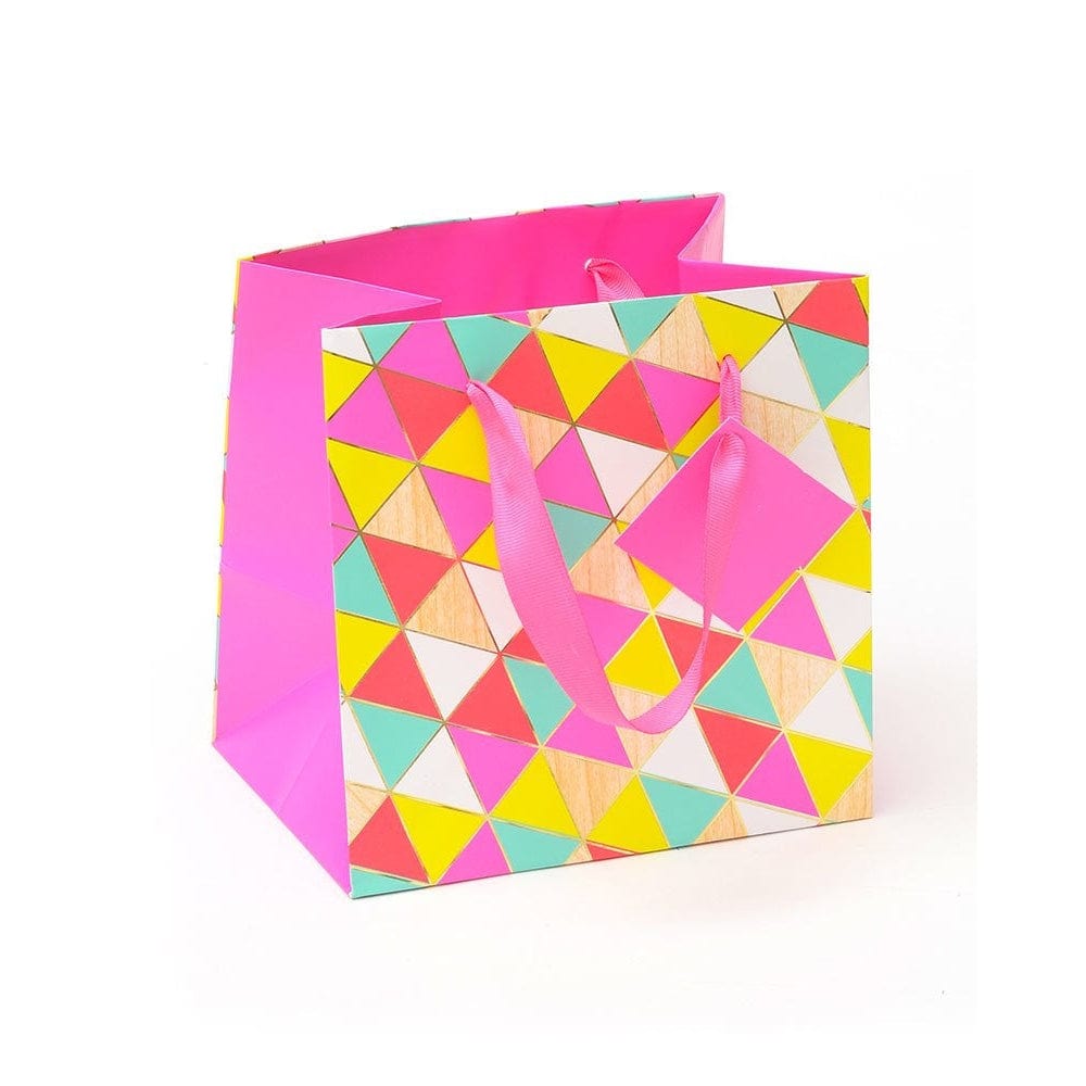 Kaleidoscope Gift Bag &amp; Tag With Gold Foil Mini Gartner Studios Gift Bags 64130