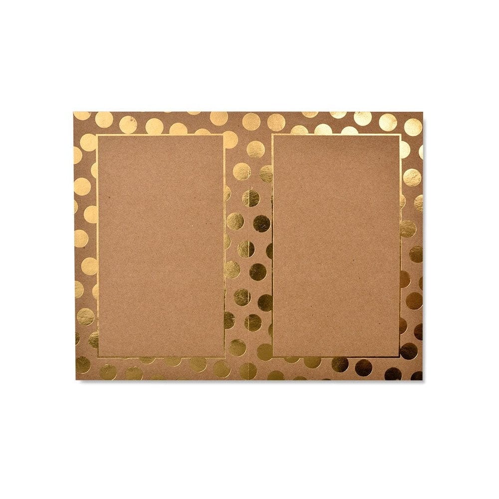 Kraft Gold Foil Dots Print At Home Invitation Kit Gartner Studios Invitations 10449